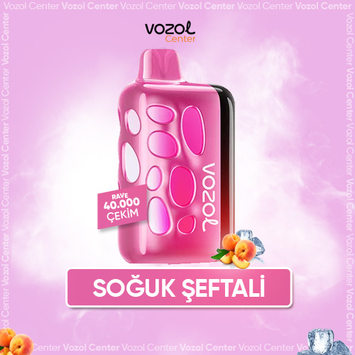Peach Ice Vozol Rave 40K Fırsatı | Vozol Center