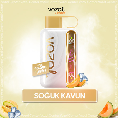 Vozol Türkiye Star 40K Melon Ice Siparişi Ver - Vozol Center
