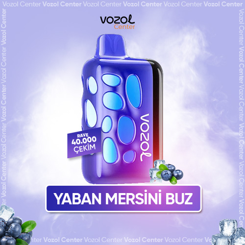 Blueberry Ice Rave 40K Puff | Orijinal Vozol Fiyat