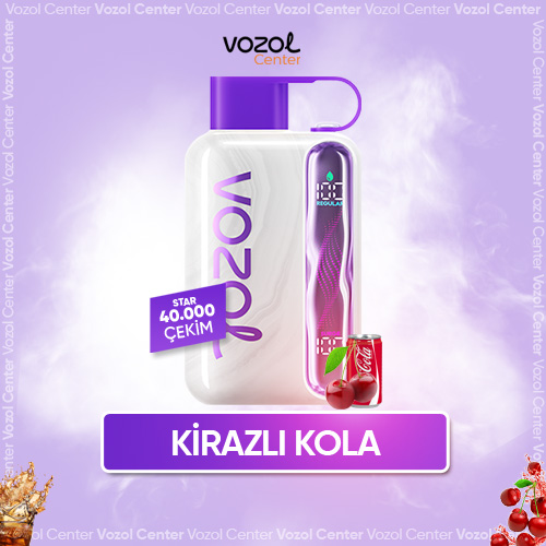 Cherry Cola En İyi Fiyat Star 40K | Vozol Center Türkiye