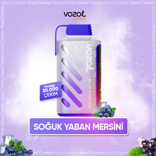 Blue Razz Ice Vozol Gear Power 20K | Ödeme Kolaylığı
