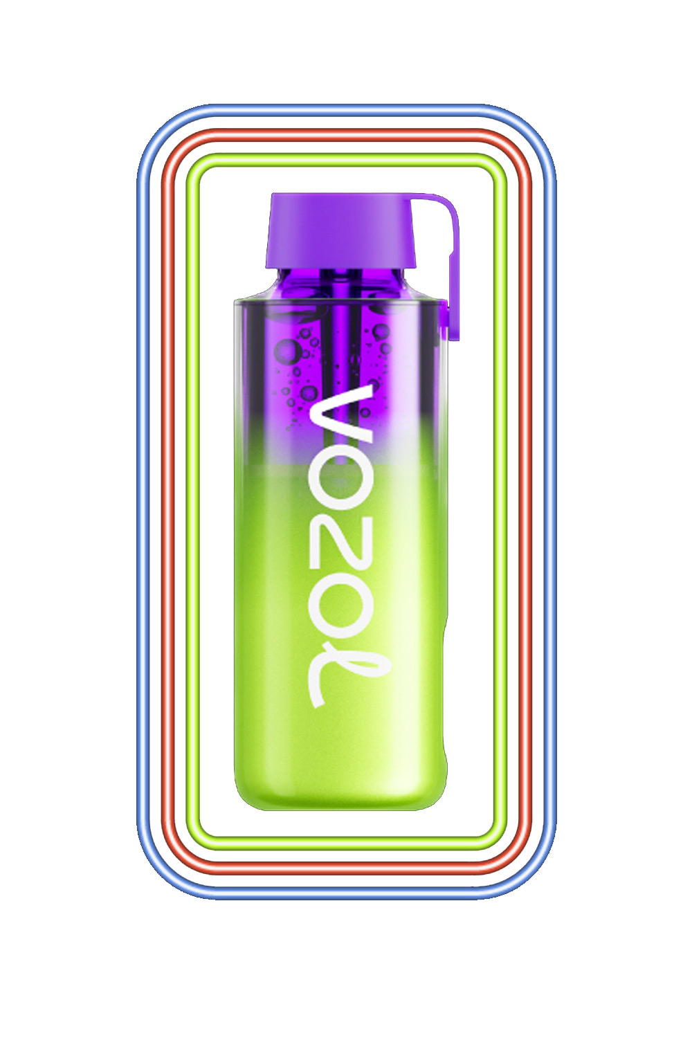 Şeffaf Kullanım Raspberry Watermelon Vozol Neon 10K