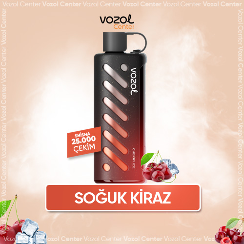 Cherry Ice Vozol Shisha 25K Fiyatları | Tuşla Ses
