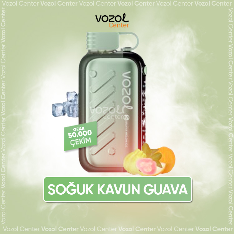 Guava Melon Ice Stokta! Vozol Gear 50000 En Ucuz Fiyat
