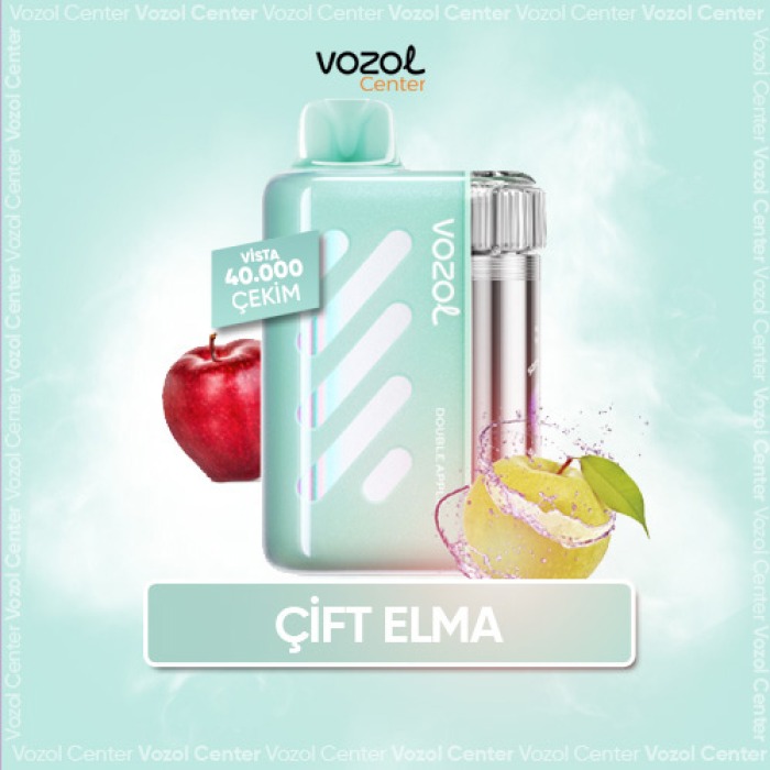 Çift Elma Lezzeti Double Apple Vozol Vista 40000