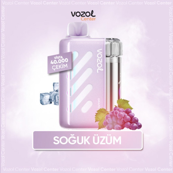Grape Ice Vozol Vista 40000 Uygun Fiyatla Stokta