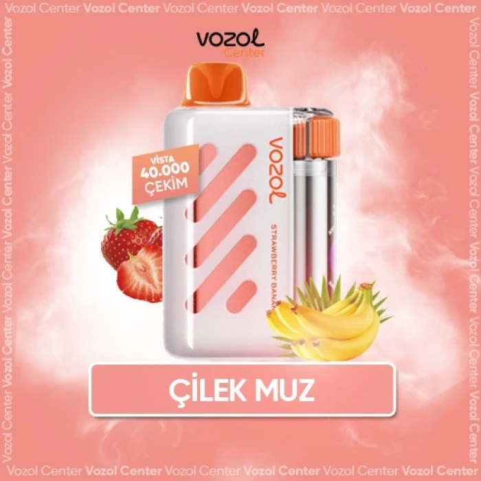Strawberry Banana Vozol Vista 40000 İndirimli Al