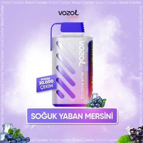 Blue Razz Ice Vozol Gear Power 20K | Ödeme Kolaylığı