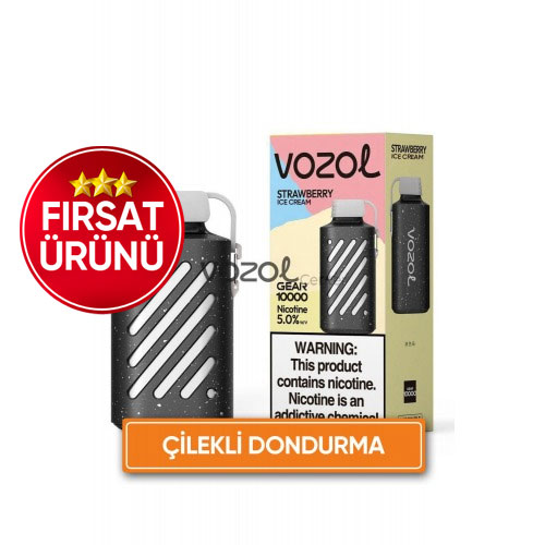 Strawberry Ice Cream Vozol 10K En Uygun Fiyatlar Vozol Center'da