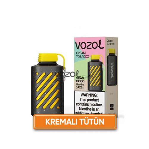 Cream Tobacco Vozol 10K | 10.000 Çekim En İyi Fiyat