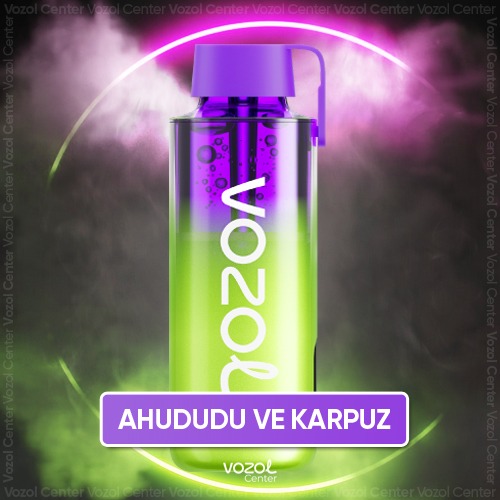 Şeffaf Kullanım Raspberry Watermelon Vozol Neon 10K