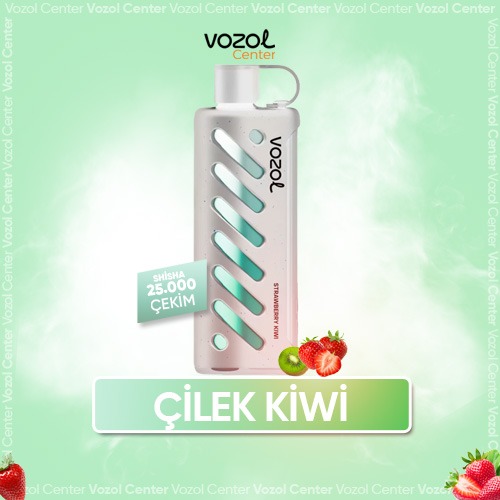 Strawberry Kiwi Shisha 25000 Modlu Fiyat | Vozol