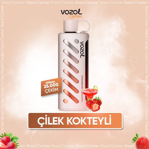 Strawberry Margarita Shisha 25K Stokta! Akıllı Ekran