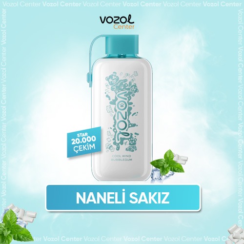 Vozol Star 20000 Cool Wind Bubblegum - Vozol Center