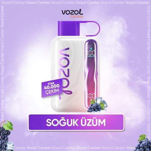 Grape Ice Vozol Star 40000 Satın Al | Beat Sensing Ekran