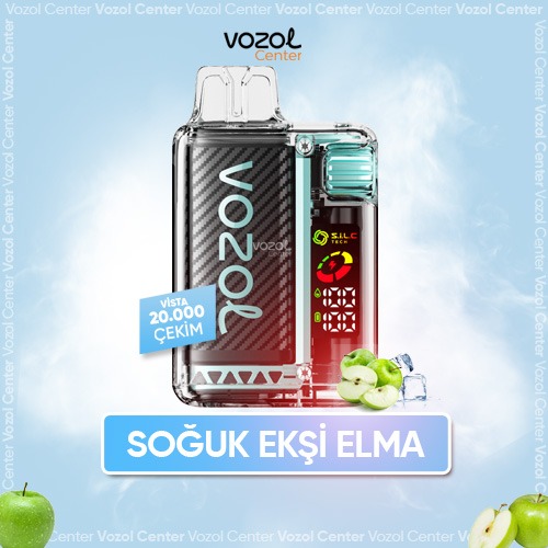 Vozol Vista 20000 Puff Sour Apple Ice - Vozol Center