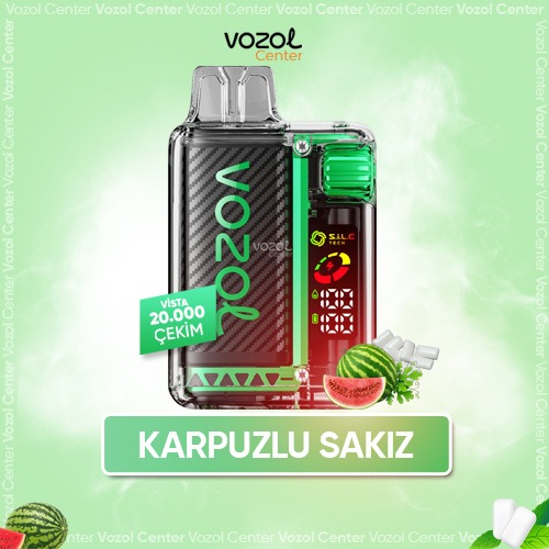 Vozol Vista 20000 Puff Watermelon Bubblegum - Vozol Center