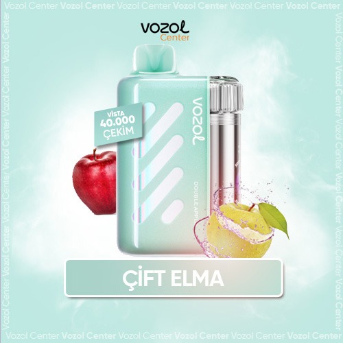 Çift Elma Lezzeti Double Apple Vozol Vista 40000