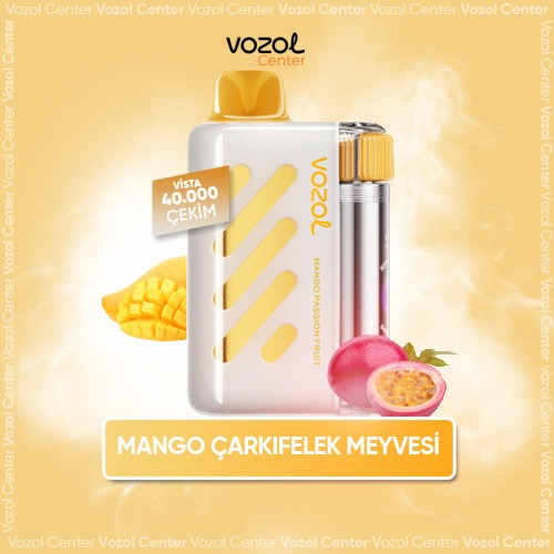Mango Passion Fruit Vozol Vista 40000 Orijinal Ürün