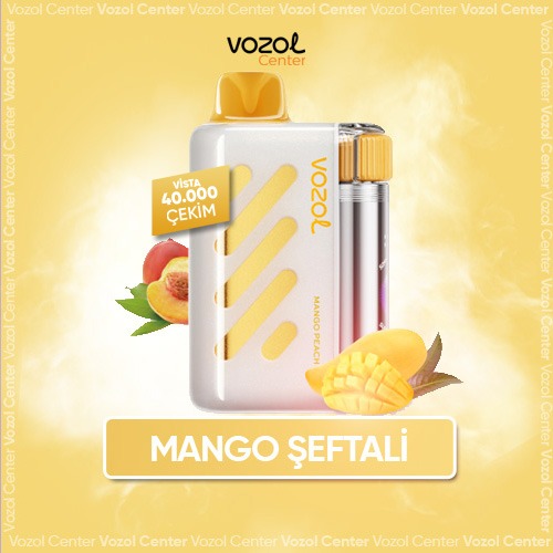Mango Peach Vozol Vista 40000 Hızlı Kargo Avantajı