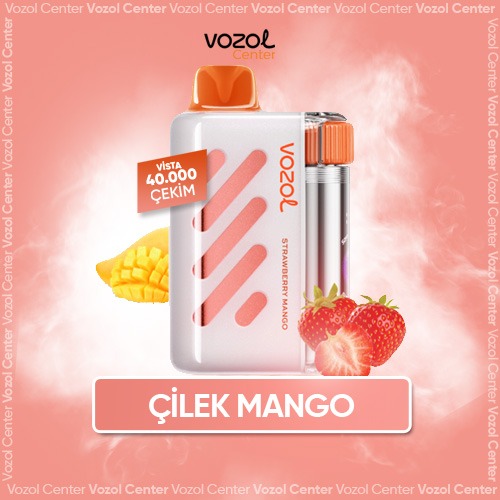 Strawberry Mango Vozol Vista 40000 Kapıda Ödeme