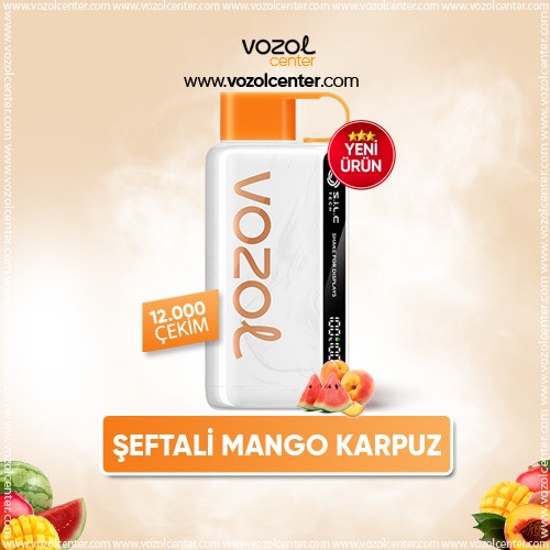 Peach Mango Watermelon Vozol Center'dan 12K Puff