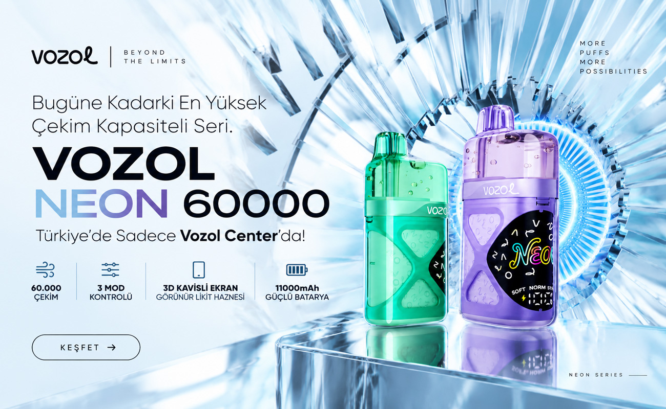 Vozol Neon 60000 Aromaları ve Fiyatları