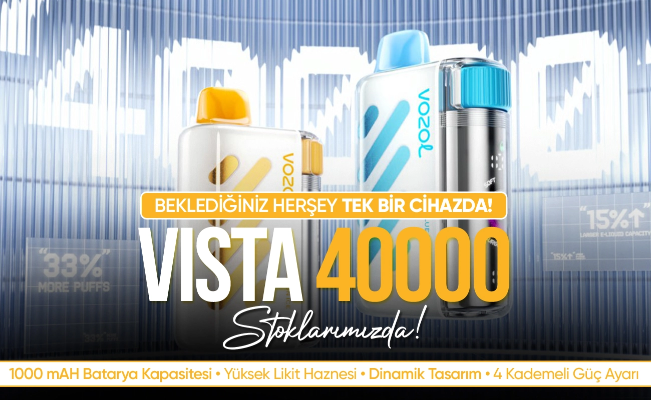 Vozol Vista 40000 Stoklarımızda